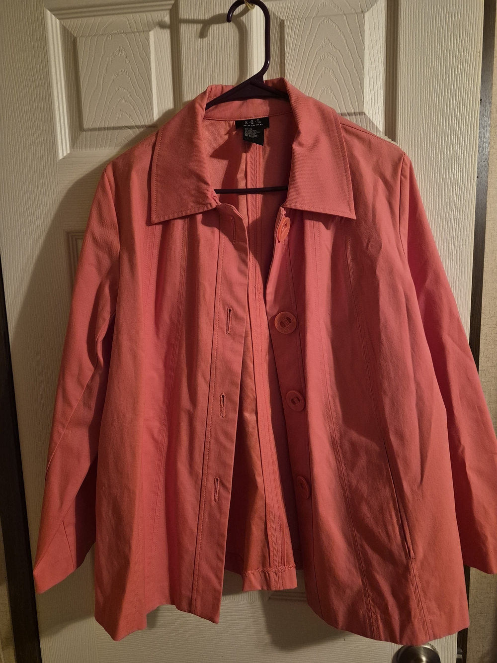 Kohl's Coral Button-Front Blazer Jacket